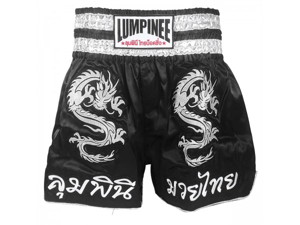 Lumpinee Short Boxe Thai : LUM-038-Noir